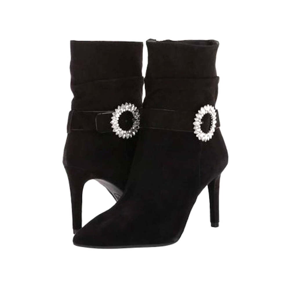 MICHAEL Michael Kors Womens Viola Flex Black Suede Bootie NWB SZ 8.5